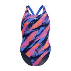 Damski kostium kąpielowy 1-częściowy Speedo Eco+ Allov Dig Powerback. Czerwone stroje jednoczęściowe Speedo, bez wzorów, sportowe. Za 219.99 zł.