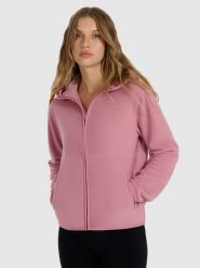 4F Polar regular z kapturem damski - różowy S. Czerwone bluzy z polaru 4f, s, bez wzorów, z polaru. Za 149.99 zł.
