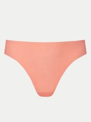 Chantelle Stringi Pulpies C22HG9 Koralowy. Pomarańczowe stringi Chantelle, bez wzorów, z syntetyku. Za 39.99 zł.