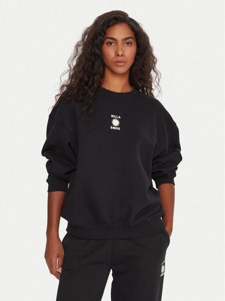 Billabong Bluza So Sunny EBJFT00155 Czarny Oversize. Czarne bluzy Billabong, m, bez wzorów, z bawełny, bez kaptura. Za 239.99 zł.