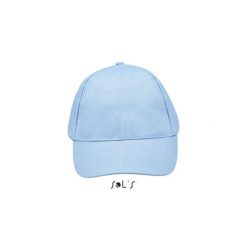 Czapka Sol's Buzz. Niebieskie czapki z daszkiem SOL'S, bez wzorów. Za 20.00 zł.