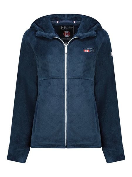 Canadian Peak Kurtka polarowa "Ulotteak" w kolorze granatowym rozmiar: M. Niebieskie kurtki Canadian Peak, m, bez wzorów, z materiału, bez kaptura. Za 126.45 zł.