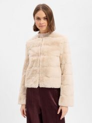 More & More Damska kurtka ze sztucznego futra Kobiety Sztuczne włókno beżowy jednolity, 42. Brązowe kurtki More & More, bez wzorów, z włókna, bez kaptura. Za 799.95 zł.