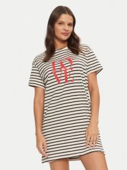 Hunkemöller Koszula nocna 206554 Kolorowy Regular Fit. Koszule nocne Hunkemöller, s, bez wzorów, z bawełny, bez ramiączek. Za 59.99 zł.
