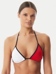 Tommy Hilfiger Góra od bikini UW0UW06574 Czerwony. Czerwone bikini Tommy Hilfiger, bez wzorów, z syntetyku. Za 209.99 zł.