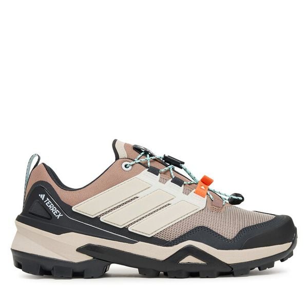 Trekkingi adidas. Brązowe buty sportowe lifestyle adidas, bez wzorów, sportowe, bez zapięcia, adidas terrex. Za 509.99 zł.