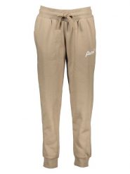 Puma Spodnie dresowe "Essentials+" w kolorze beżowym rozmiar: S. Brązowe spodnie dresowe Puma, bez wzorów, z dresówki. Za 110.29 zł.