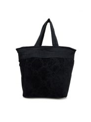 Elisabetta Franchi Torebka BS42F51E2 110 Czarny. Czarne shopper bag Elisabetta Franchi, bez wzorów, z materiału, bez dodatków. Za 979.99 zł.