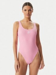 Tommy Hilfiger Strój kąpielowy UW0UW06522 Różowy jasny. Czerwone stroje jednoczęściowe Tommy Hilfiger, bez wzorów, z syntetyku. Za 409.99 zł.