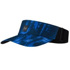Czapka z daszkiem dla dorosłych Buff Go Visor. Niebieskie czapki z daszkiem Buff, bez wzorów, z bawełny, sportowe. Za 104.99 zł.