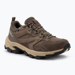 Buty trekkingowe damskie Jack Wolfskin Vojo Tour Texapore Low. Brązowe buty trekkingowe Jack Wolfskin, bez zapięcia. Za 598.60 zł.