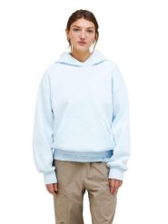 Bluza Peak Performance damska Original Stomp Hood niebieska - S. Niebieskie bluzy Peak Performance, s, bez wzorów, z bawełny, eleganckie, bez ramiączek, z kapturem. Za 529.00 zł.