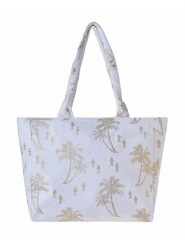 BLE Shopper bag w kolorze białym - 42 x 35 x 20 cm rozmiar: onesize. Białe shopper bag BLE, bez wzorów, z materiału, na ramię, bez dodatków. Za 103.13 zł.