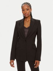 KARL LAGERFELD Marynarka 245W1402 Czarny Slim Fit. Czarne marynarki i żakiety KARL LAGERFELD, bez wzorów, z syntetyku, bez ramiączek. Za 1,499.00 zł.