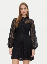 Vila Sukienka codzienna 14109364 Czarny Slim Fit. Czarne sukienki Vila, na co dzień, xs, bez wzorów, z syntetyku, bez kołnierzyka, bez ramiączek, proste. Za 139.99 zł.