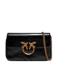 PINKO Torebka Love One Pocket C PE 25 PLLT 100061 A1VE Czarny. Czarne kopertówki Pinko, bez wzorów, ze skóry, wizytowe, bez dodatków. Za 789.99 zł.