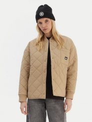 Quiksilver Kurtka przejściowa Shining Quilted EQWJK03084 Beżowy Regular Fit. Brązowe kurtki Quiksilver, xs, bez wzorów, z syntetyku, bez kaptura. Za 259.99 zł.