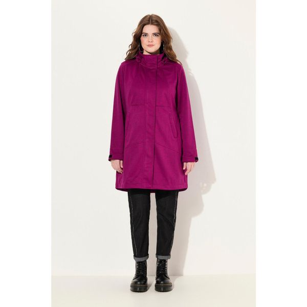 Damskie Kurtka softshell HYPRAR wodoodporna dwukierunkowy zamek odpinany kaptur. Czerwone kurtki przejściowe sportowe Ulla Popken, plus size, bez wzorów, z materiału, bez kaptura, trekkingowe. Za 633.99 zł.