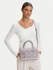 Guess Torebka HWPG99 11750 Fioletowy jasny. Fioletowe torebki klasyczne Guess, z aplikacjami, ze skóry, bez dodatków. Za 589.99 zł.