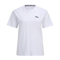 Koszulka damska FILA Biendorf. Białe t-shirty sportowe Fila, s, bez wzorów, z bawełny, bez ramiączek, trekkingowe. Za 109.99 zł.