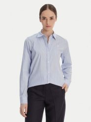 HUGO Koszula Essentia 50552601 Niebieski Regular Fit. Niebieskie koszule Hugo, bez wzorów, z bawełny, bez kołnierzyka, bez ramiączek. Za 429.99 zł.