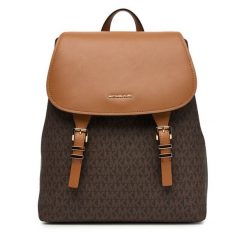 Plecak MICHAEL Michael Kors. Brązowe plecaki MICHAEL Michael Kors, bez wzorów, bez dodatków. Za 1,079.00 zł.
