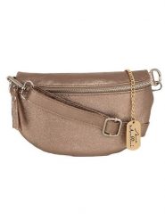 Anna Morellini Skórzana saszetka "Agnese" w kolorze szarobrązowym - 23 x 15 x 1 cm rozmiar: onesize. Brązowe nerki i saszetki Anna Morellini, bez wzorów, z materiału, sportowe, bez dodatków. Za 165.99 zł.