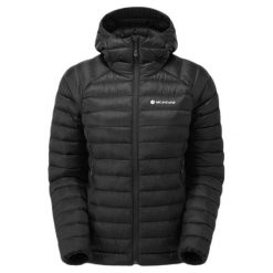 Kurtka puchowa damska z kapturem Montane Anti-freeze. Czarne kurtki Montane, m, bez wzorów, z puchu, sportowe, z kapturem. Za 957.45 zł.