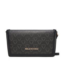 Torebka Valentino. Czarne listonoszki Valentino, bez wzorów, bez dodatków. Za 299.99 zł.
