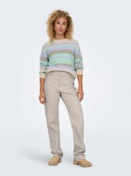 ONLY Sweter ze wzorem rozmiar: L. Swetry ONLY, l, bez wzorów, z wełny, bez ramiączek. Za 83.42 zł.