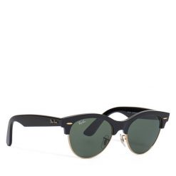 Okulary przeciwsłoneczne Ray-Ban. Czarne okulary przeciwsłoneczne Ray-Ban, bez wzorów. Za 579.99 zł.
