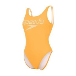Damski 1-częściowy kostium kąpielowy z logo Speedo Stripe Leisure Deep UB. Białe stroje jednoczęściowe Speedo, bez wzorów, sportowe. Za 94.99 zł.