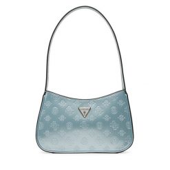 Torebka Guess. Niebieskie torebki klasyczne Guess, z aplikacjami, klasyczne, bez dodatków. Za 299.99 zł.