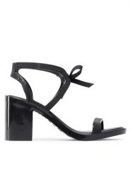Melissa Sandały Ophelia + Jason Wu Ad 32962 Czarny. Czarne sandały Melissa, bez wzorów, z tworzywa sztucznego, bez obcasa, na słupku, bez zapięcia. Za 419.99 zł.