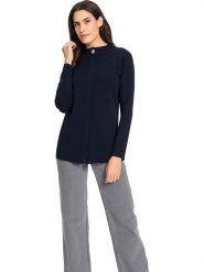 WITT WEIDEN Sweter w kolorze granatowym rozmiar: 40. Niebieskie swetry WITT WEIDEN, bez wzorów, ze splotem, bez ramiączek. Za 79.21 zł.