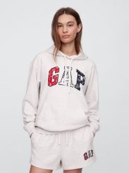 GAP Bluza w kolorze szarym rozmiar: XXL. Szare bluzy GAP, xxl, bez wzorów, bez ramiączek, z kapturem. Za 96.60 zł.
