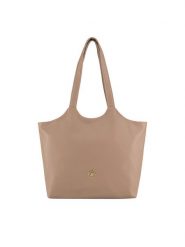 Beverly Hills Polo Club Torebka BHPC-K-032-06 Beżowy. Brązowe torebki klasyczne Beverly Hills Polo Club, bez wzorów, z materiału, bez dodatków. Za 229.99 zł.
