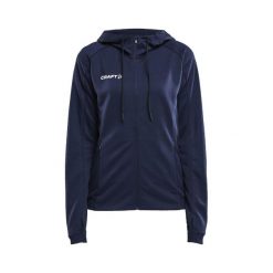Damska kurtka z kapturem Craft evolve. Niebieskie kurtki Craft, m, bez wzorów, z materiału, klasyczne, z kapturem. Za 286.00 zł.