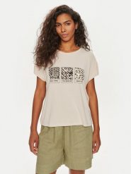 ONLY T-Shirt Free 15293567 Beżowy Regular Fit. Brązowe t-shirty ONLY, m, bez wzorów, z syntetyku, bez kołnierzyka, bez ramiączek. Za 169.99 zł.