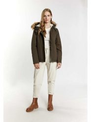 Schmuddelwedda Kurtka zimowa w kolorze khaki rozmiar: XL. Brązowe kurtki Schmuddelwedda, na zimę, xl, bez wzorów, z polaru, bez kaptura. Za 408.49 zł.