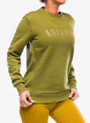 Bluza bawełniana damska Edelrid Spotter Crew. Zielone bluzy EDELRID, xs, bez wzorów, z bawełny, bez ramiączek, bez kaptura. Za 198.15 zł.