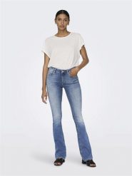 ONLY Dżinsy - Slim fit - w kolorze niebieskim rozmiar: XS/L32. Niebieskie jeansy ONLY, l, z aplikacjami, ze skóry, klasyczne. Za 74.99 zł.