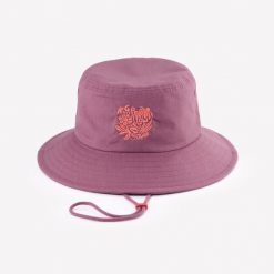 Kapelusz turystyczny Quechua Hike 100. Fioletowe kapelusze FORCLAZ, bez wzorów, z bawełny, sportowe. Za 39.99 zł.