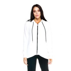 Damska bluza z kapturem Leone Leisure. Białe bluzy LEONE 1947 APPAREL, l, bez wzorów, z tkaniny, sportowe, bez ramiączek, z kapturem. W wyprzedaży za 223.60 zł.