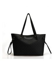 Lucky Bees Shopper bag w kolorze szaro-czarnym - 50 x 28 x 15 cm rozmiar: onesize. Czarne shopper bag Lucky Bees, bez wzorów, z materiału, na ramię, bez dodatków. Za 96.60 zł.