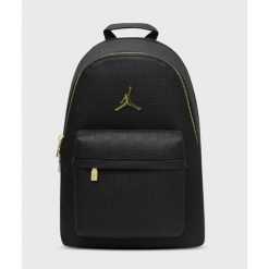 Plecak miejski Air Jordan Jam Monogram Backpack Black/Gold SM0986-K5X. Czarne plecaki Jordan, bez wzorów, bez dodatków. Za 401.35 zł.
