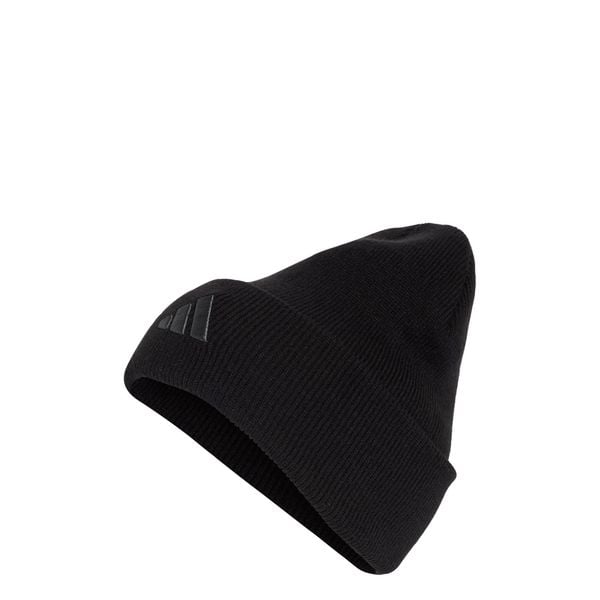Czapka LIVERPOOL FC WOOLIE. Czarne czapki zimowe adidas, bez wzorów, z dzianiny, klasyczne. Za 119.00 zł.