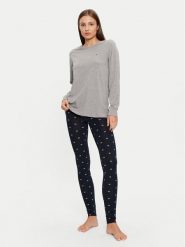 Tommy Hilfiger Piżama UW0UW05639 Kolorowy Regular Fit. Piżamy Tommy Hilfiger, xs, bez wzorów, z bawełny, bez kołnierzyka, bez ramiączek. Za 239.99 zł.