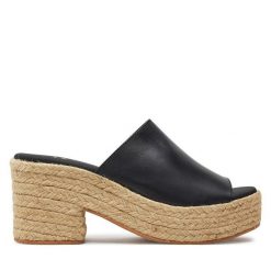 Espadryle Toni Pons. Czarne espadryle Toni Pons, bez wzorów, bez obcasa. Za 129.99 zł.