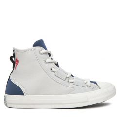 Trampki Converse. Szare trampki Converse, bez wzorów, retro, bez zapięcia. Za 379.99 zł.